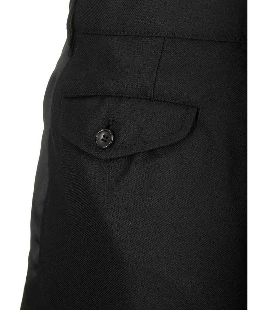 COMME DES GARÇONS Черные шерстяные шорты, фото 6