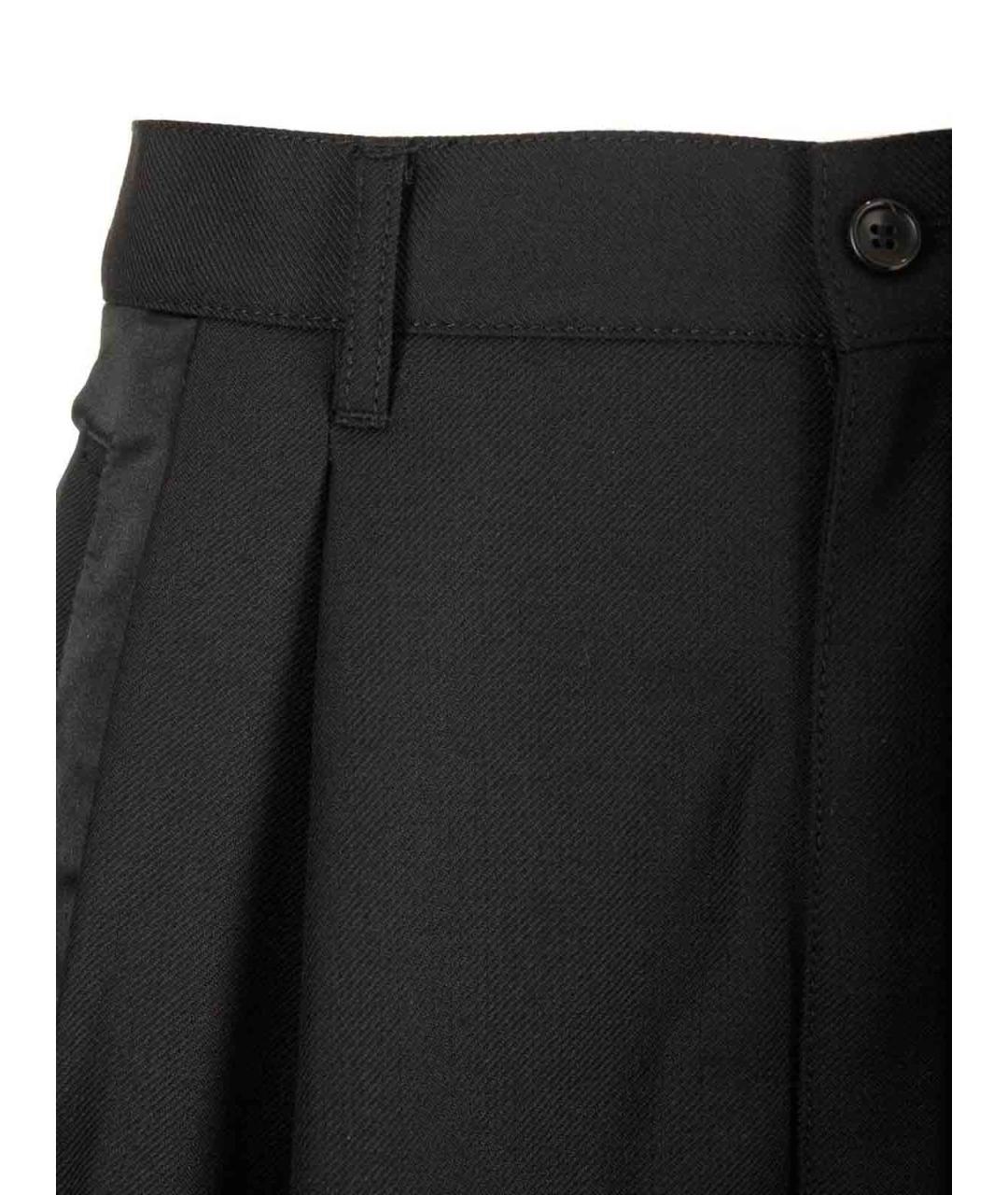 COMME DES GARÇONS Черные шерстяные шорты, фото 5