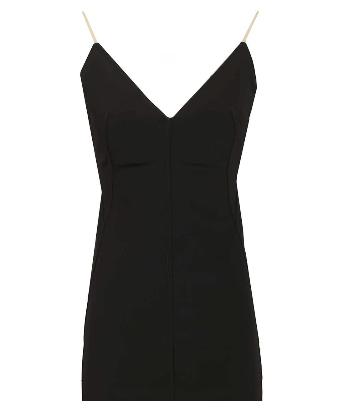 RICK OWENS Черное вискозное платье, фото 4