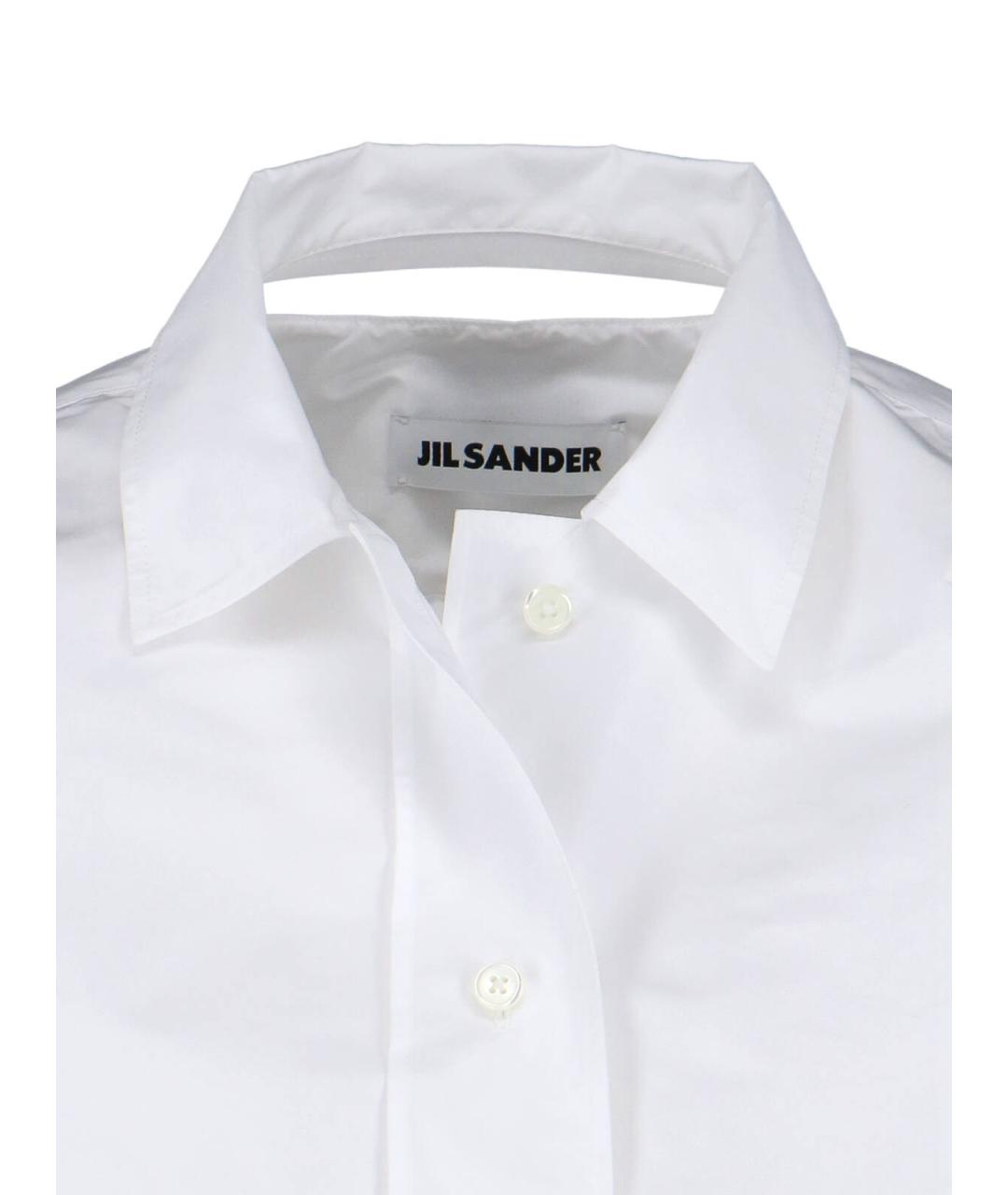 JIL SANDER Белая полиэстеровая куртка, фото 3