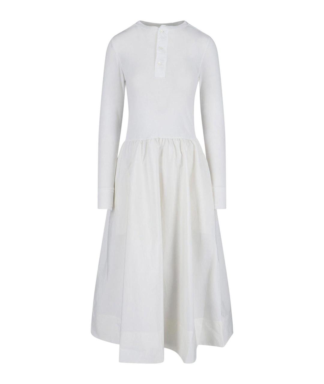 POLO RALPH LAUREN Белое хлопковое платье, фото 1