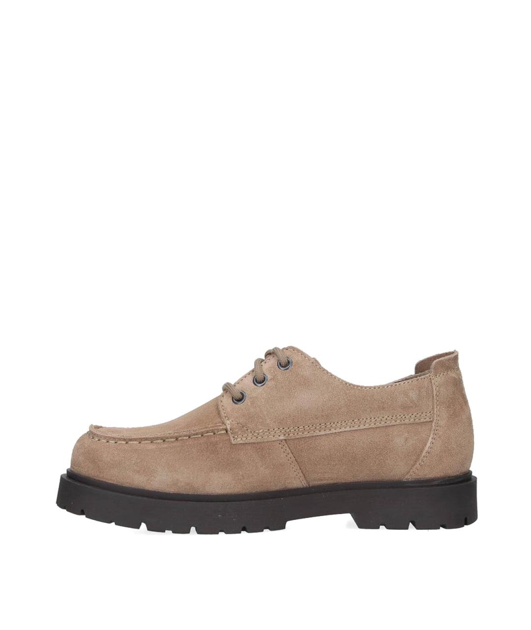 BIRKENSTOCK Бежевые кожаные туфли, фото 3