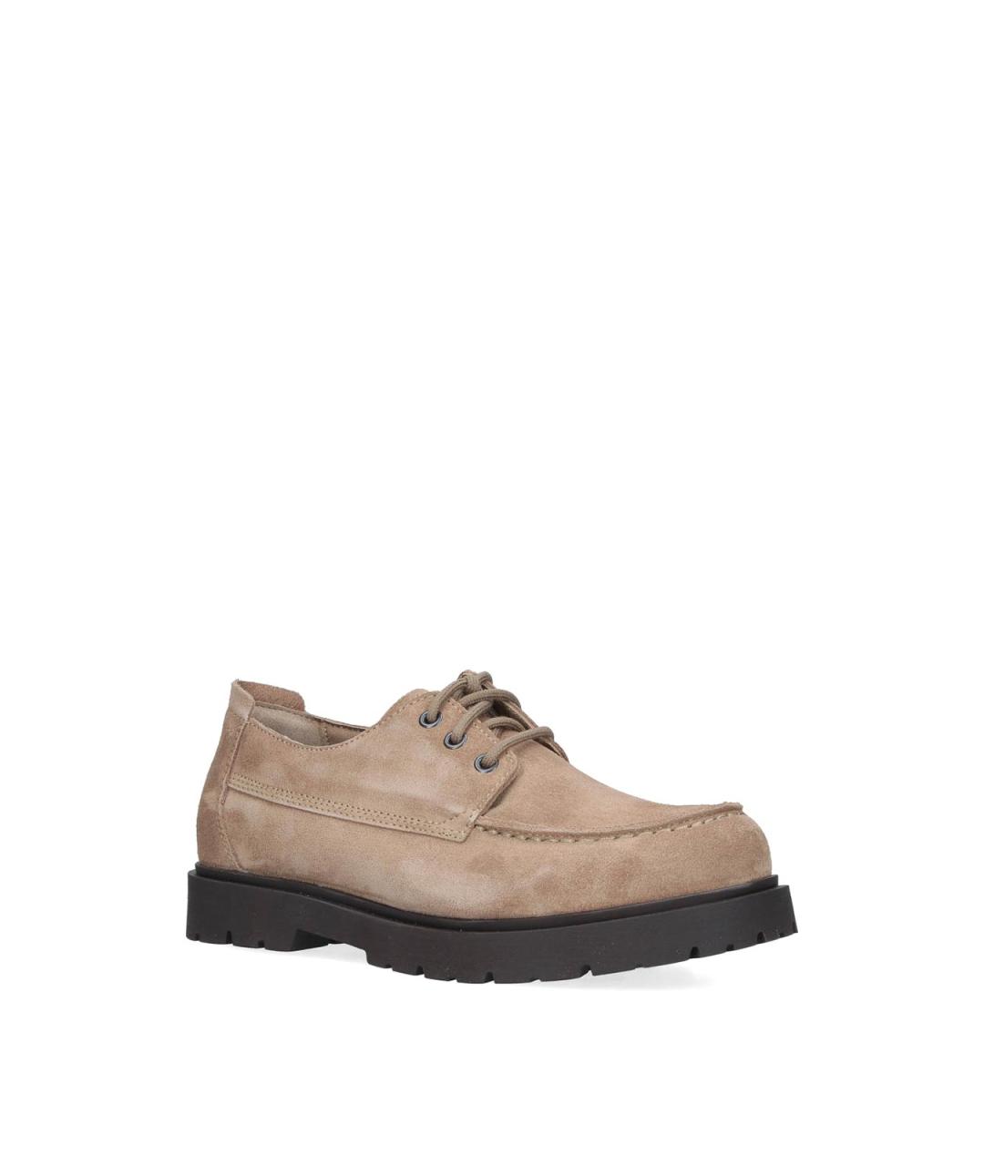 BIRKENSTOCK Бежевые кожаные туфли, фото 2