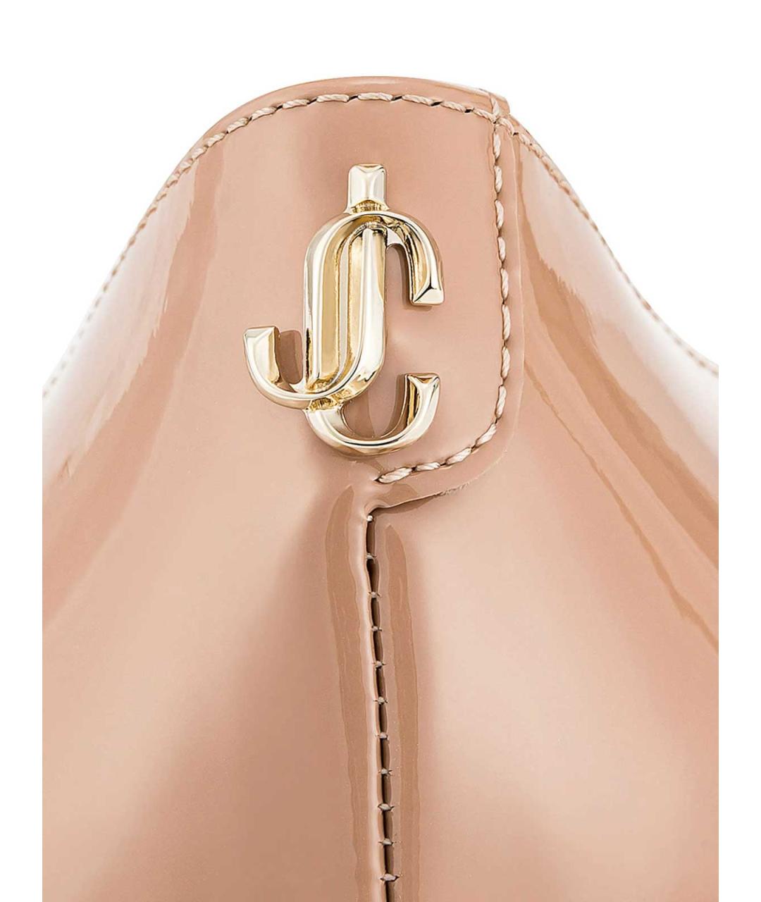 JIMMY CHOO Бежевые кожаные туфли, фото 4