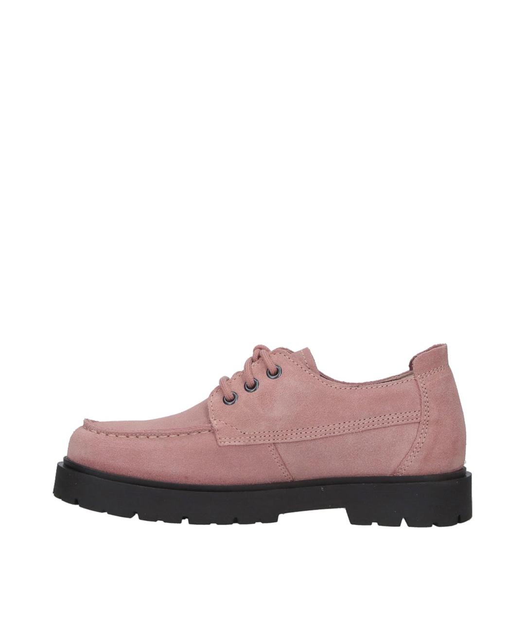 BIRKENSTOCK Розовые замшевые ботинки, фото 3