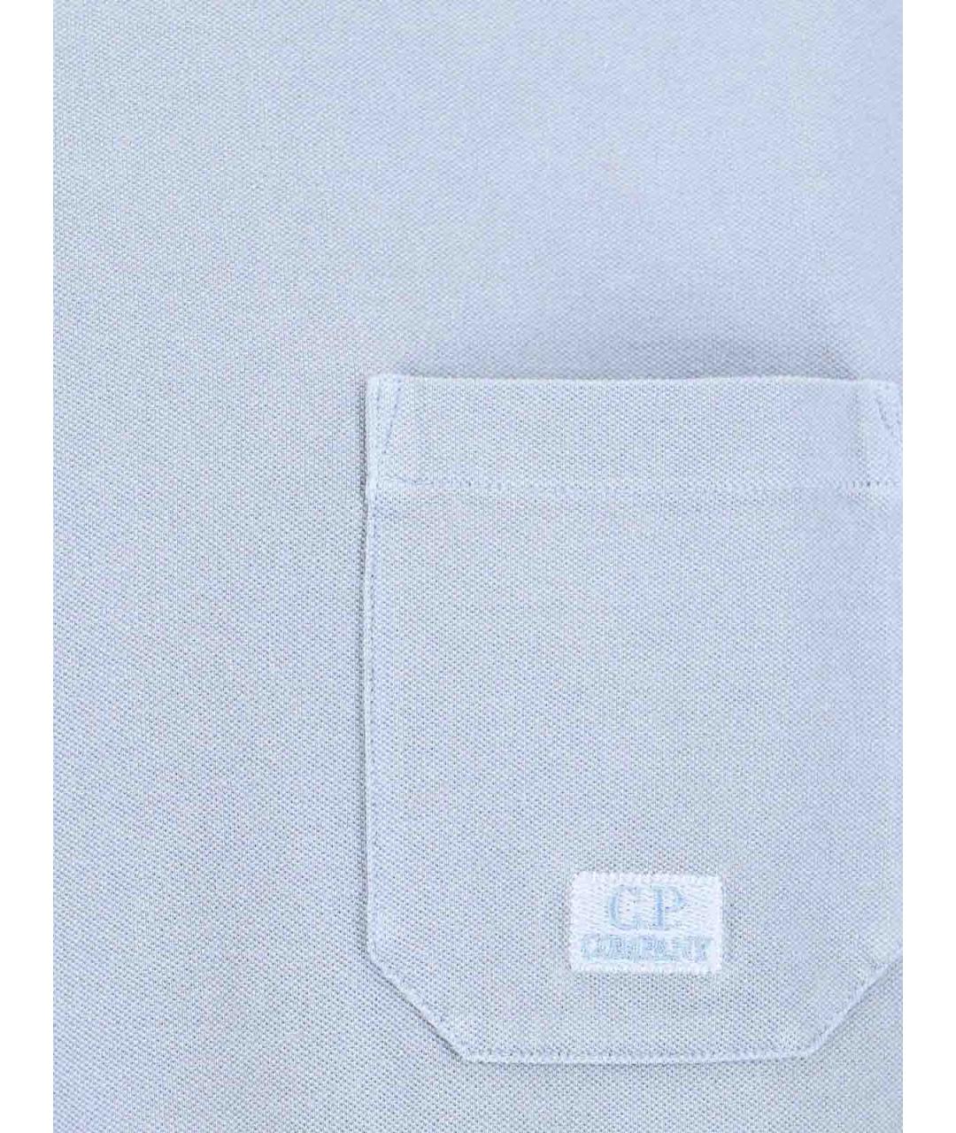 CP COMPANY Синяя хлопковая футболка, фото 3