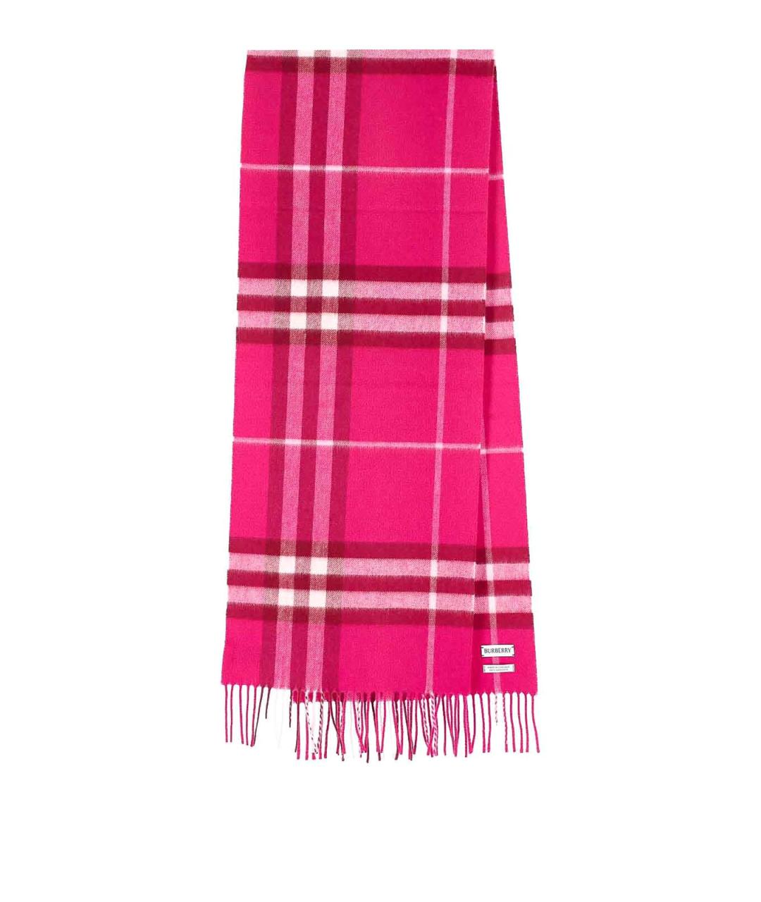 BURBERRY Фуксия кашемировый шарф, фото 1