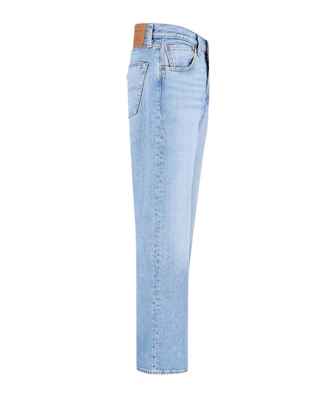 LEVI'S Синие хлопковые джинсы, фото 3