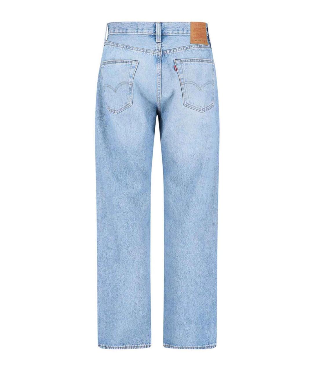 LEVI'S Синие хлопковые джинсы, фото 2