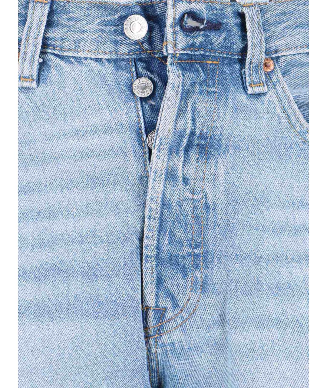 LEVI'S Синие хлопковые джинсы, фото 5