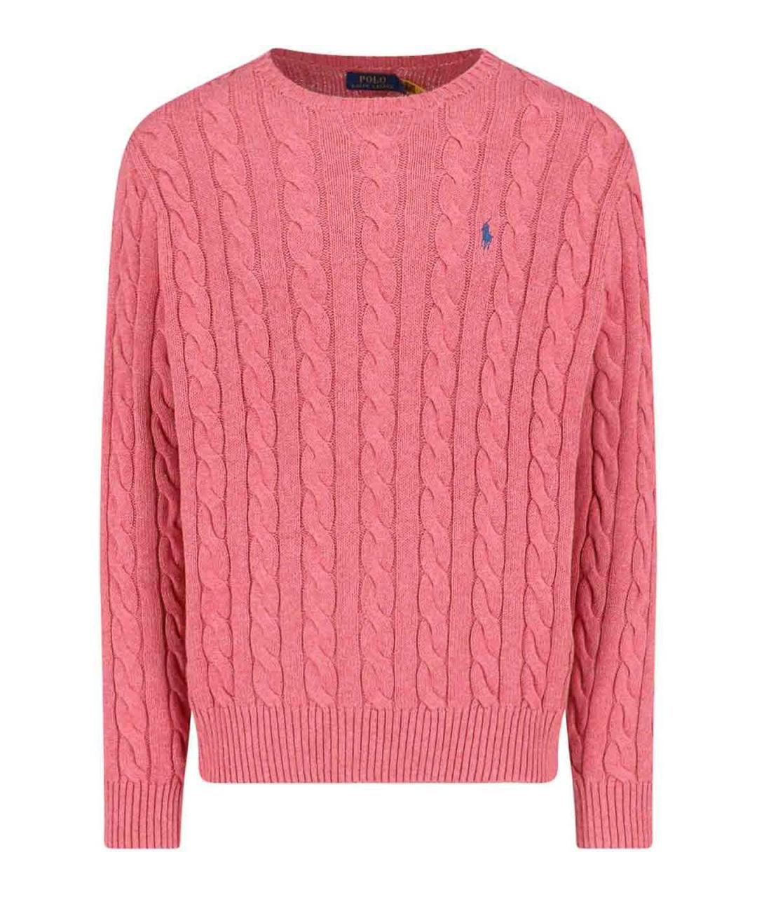 POLO RALPH LAUREN Бежевое хлопковое поло с коротким рукавом, фото 1