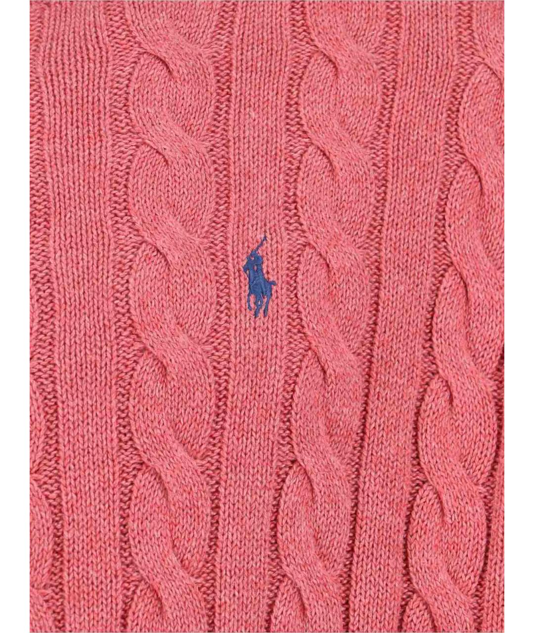 POLO RALPH LAUREN Бежевое хлопковое поло с коротким рукавом, фото 3