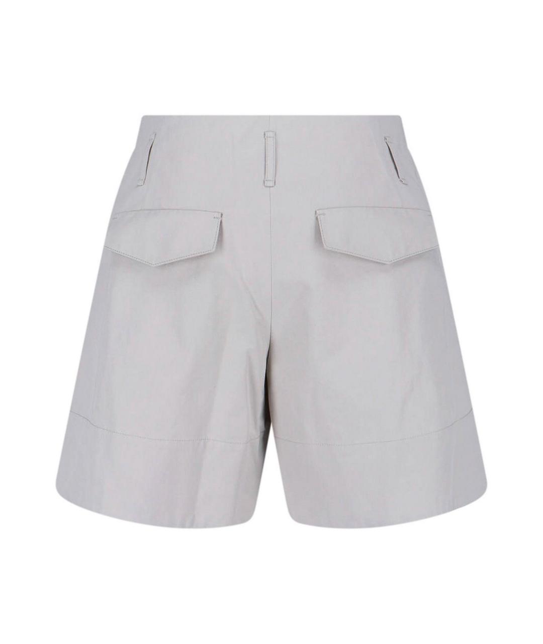LOW CLASSIC Серые хлопковые шорты, фото 2