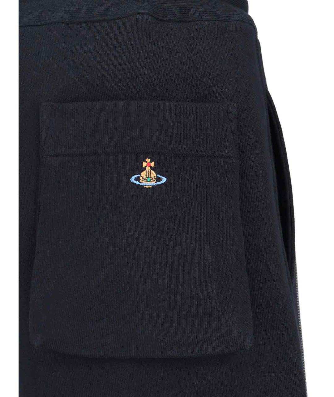 VIVIENNE WESTWOOD Черный хлопковый спортивный костюм, фото 4