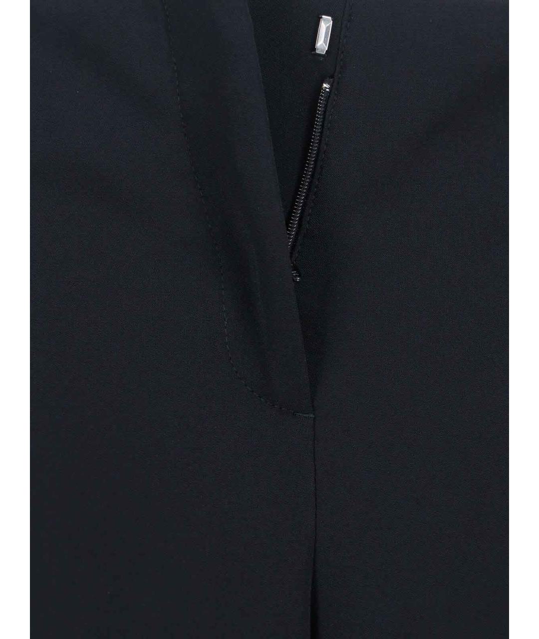 ERMANNO SCERVINO Черные вискозные брюки широкие, фото 5