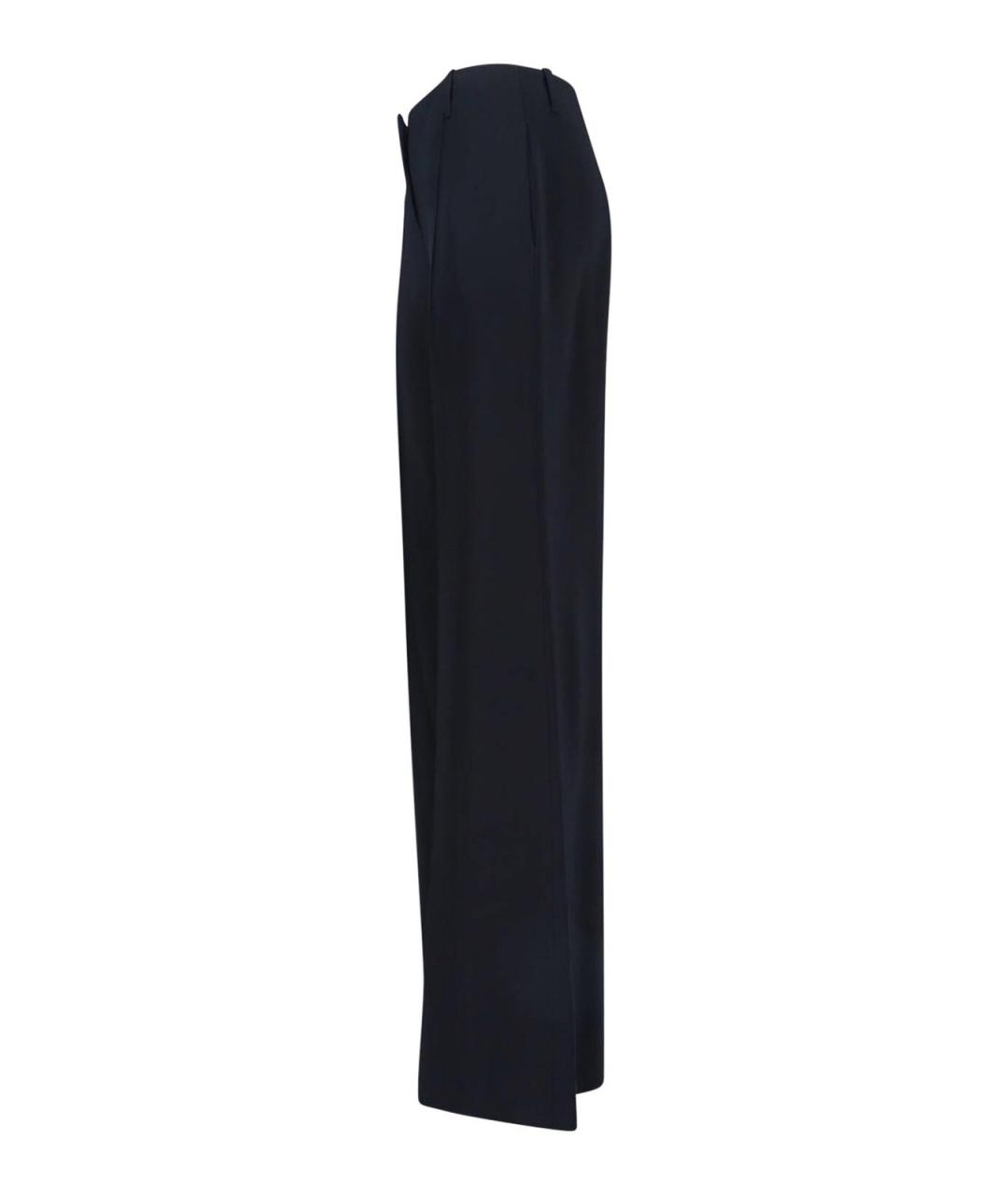 ERMANNO SCERVINO Черные вискозные брюки широкие, фото 3