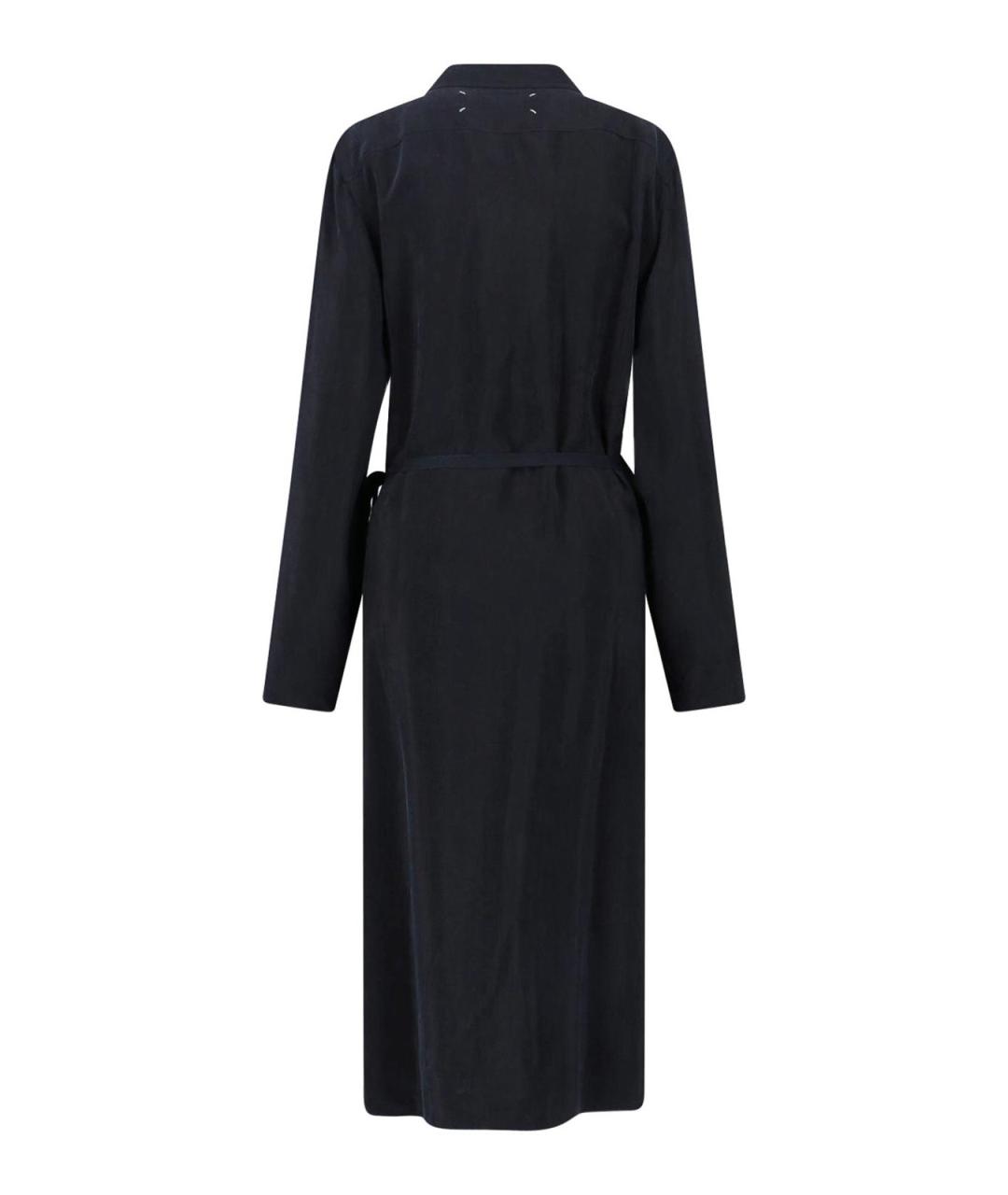 MAISON MARGIELA Черное вискозное повседневное платье, фото 2