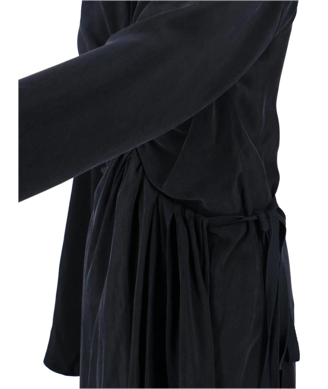 MAISON MARGIELA Черное вискозное повседневное платье, фото 4