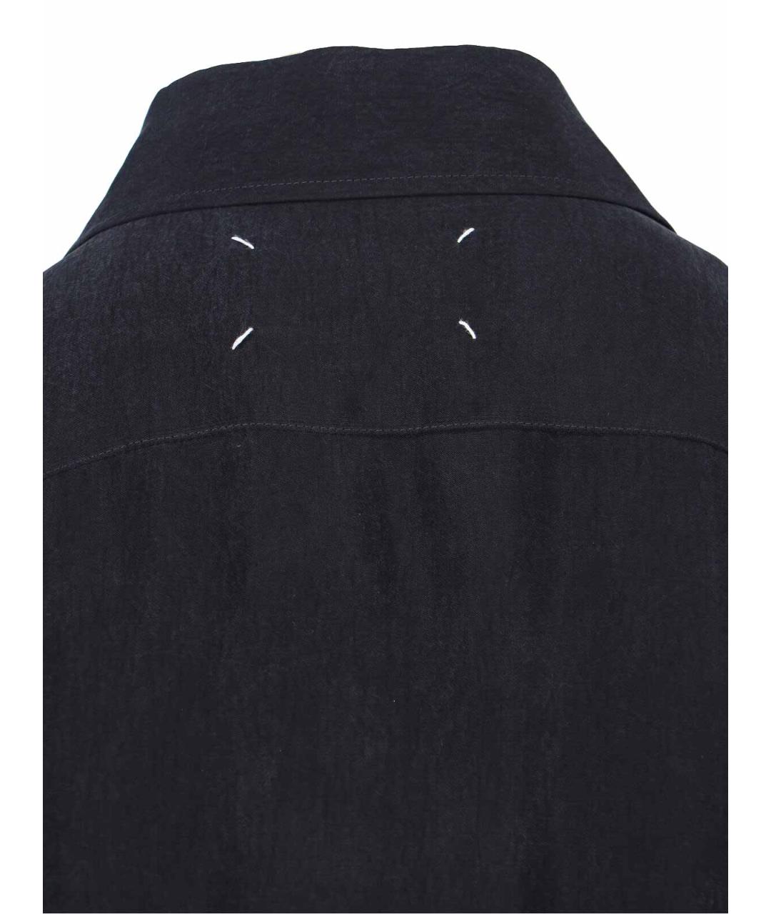 MAISON MARGIELA Черное вискозное повседневное платье, фото 3