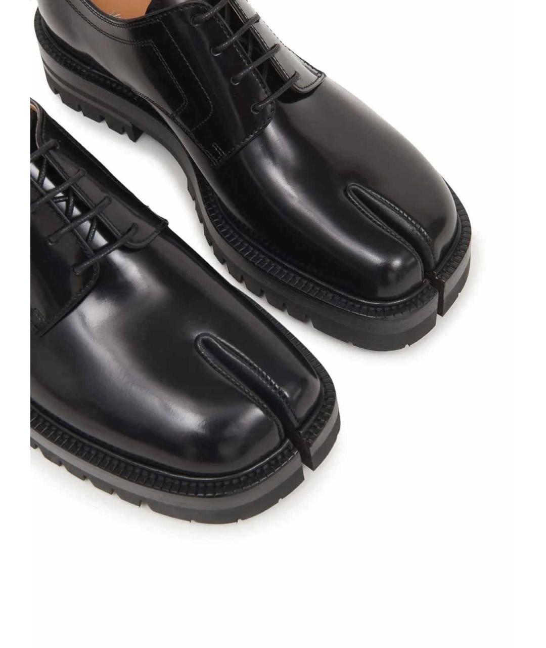 MAISON MARGIELA Черные кожаные лоферы, фото 4