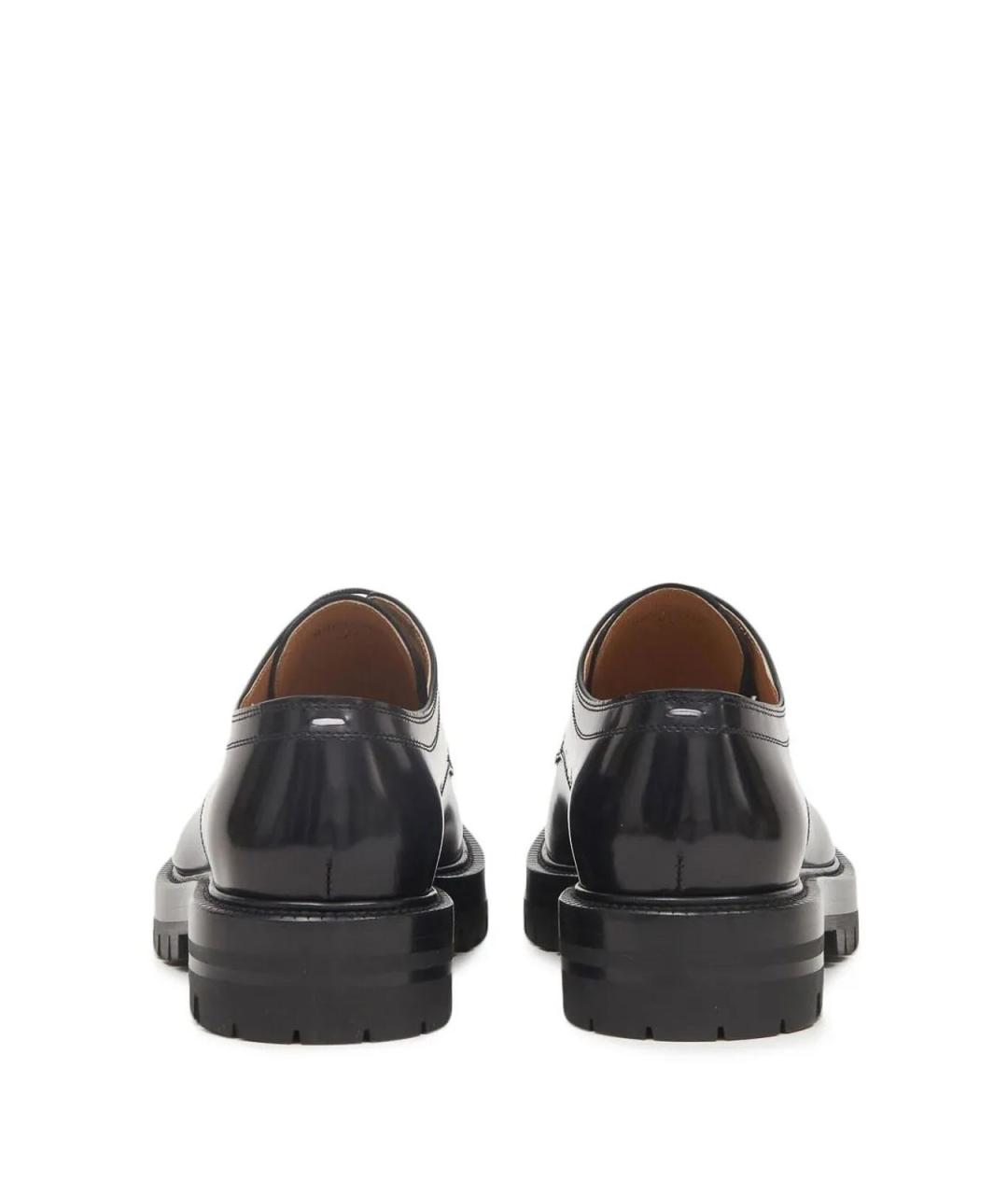 MAISON MARGIELA Черные кожаные лоферы, фото 3