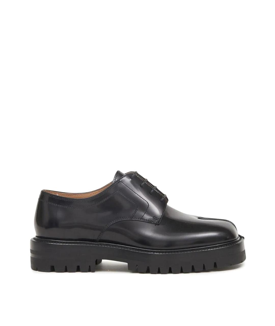 MAISON MARGIELA Черные кожаные лоферы, фото 1