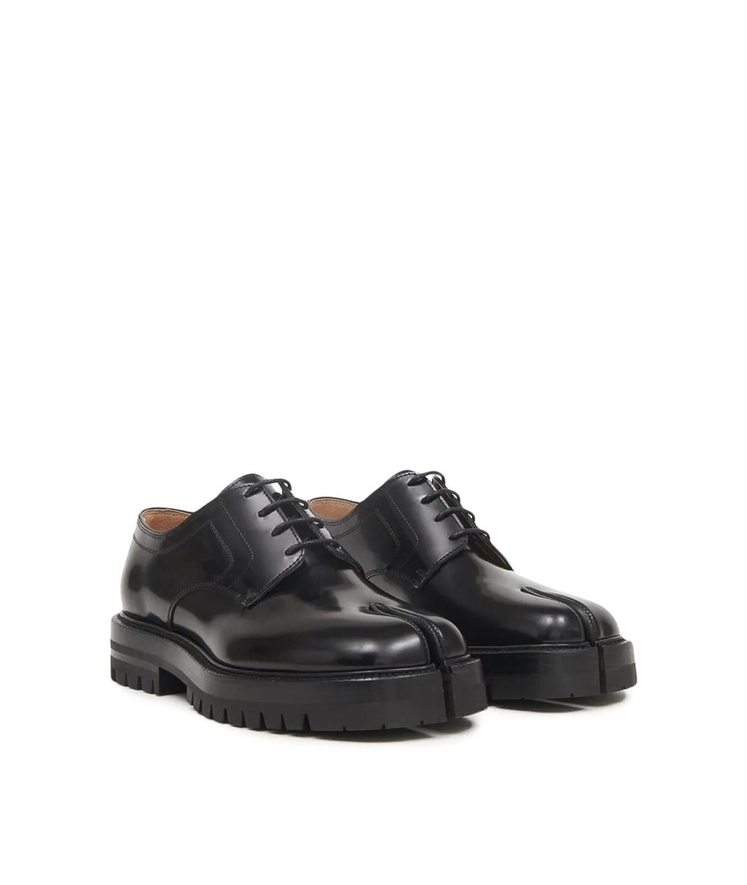 MAISON MARGIELA Черные кожаные лоферы, фото 2
