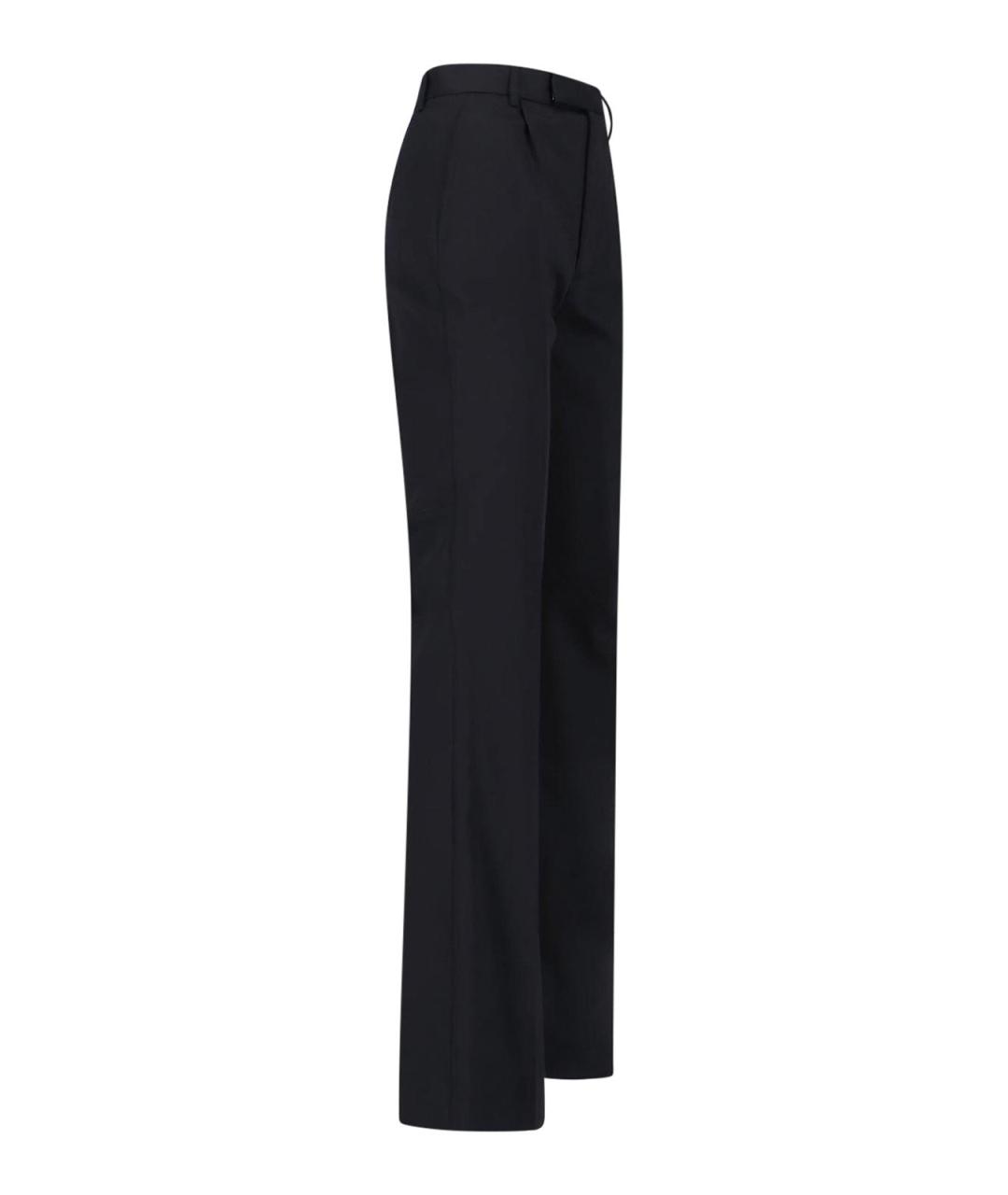 VIVIENNE WESTWOOD Черные шерстяные брюки широкие, фото 3