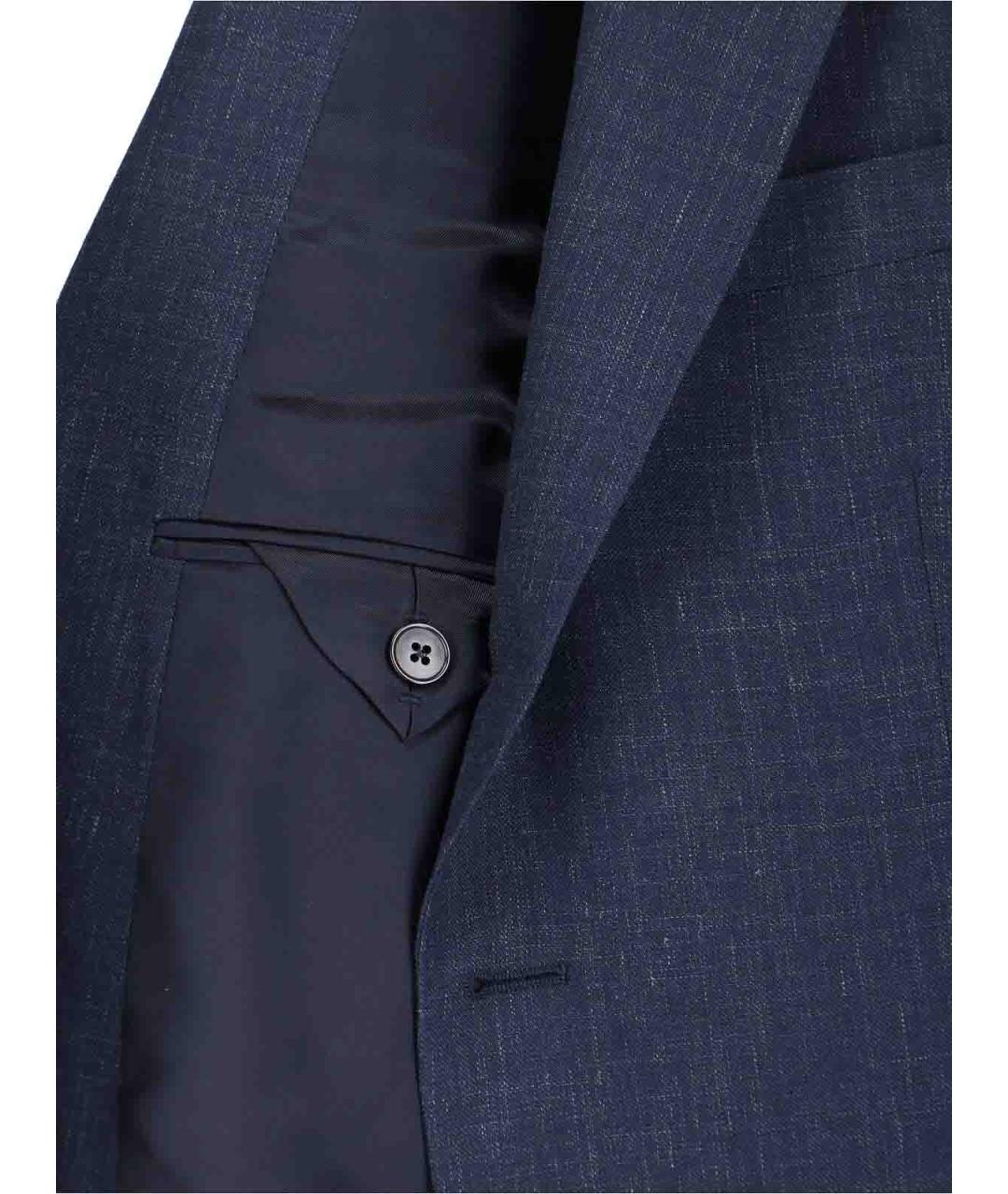 ZEGNA Синий классический костюм, фото 3