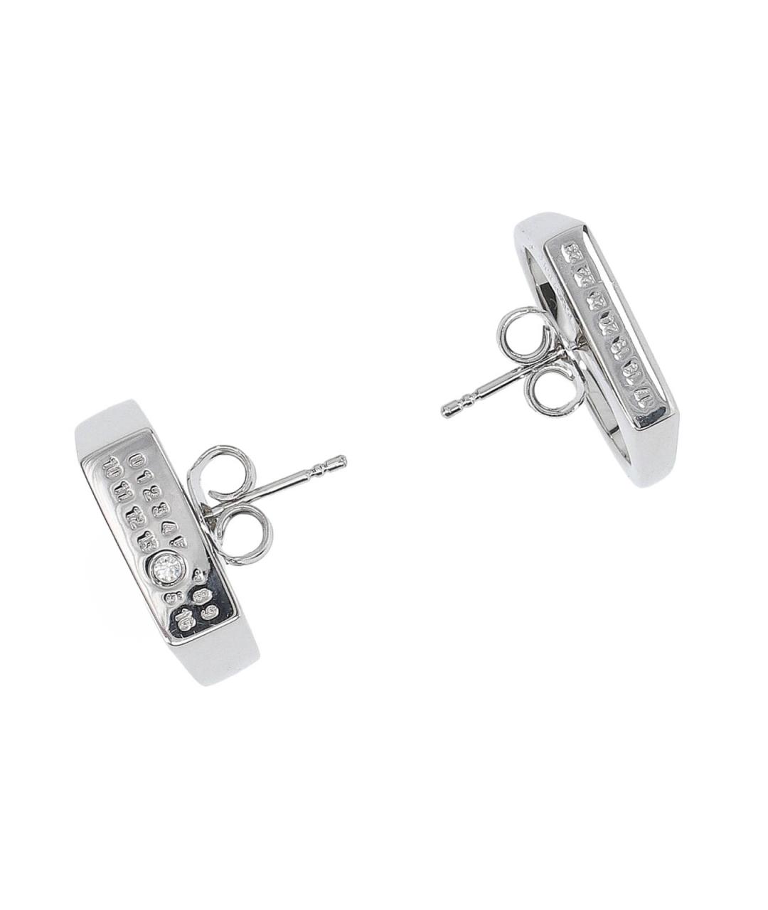 MM6 MAISON MARGIELA Серебряные металлические серьги, фото 2