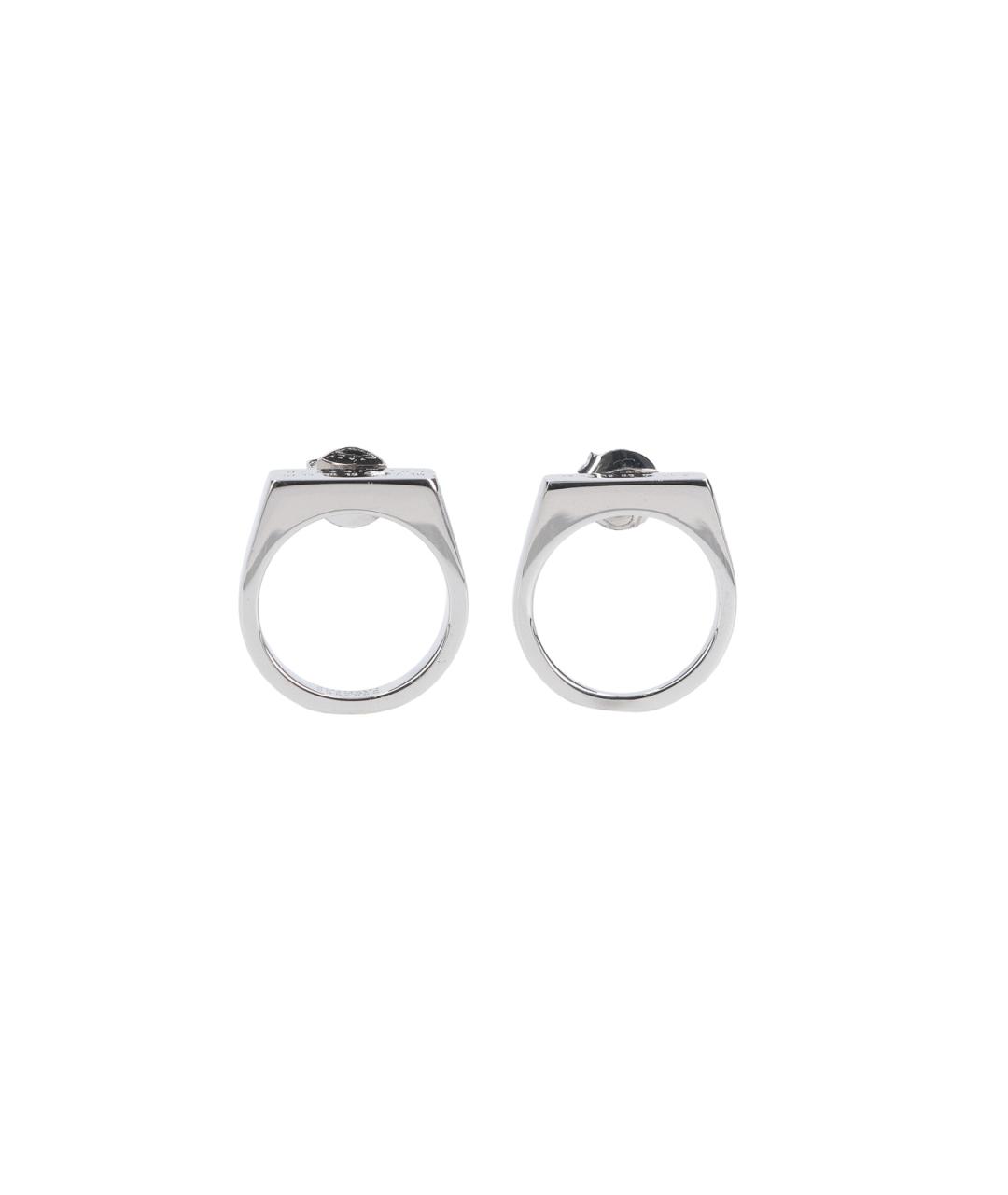 MM6 MAISON MARGIELA Серебряные металлические серьги, фото 3