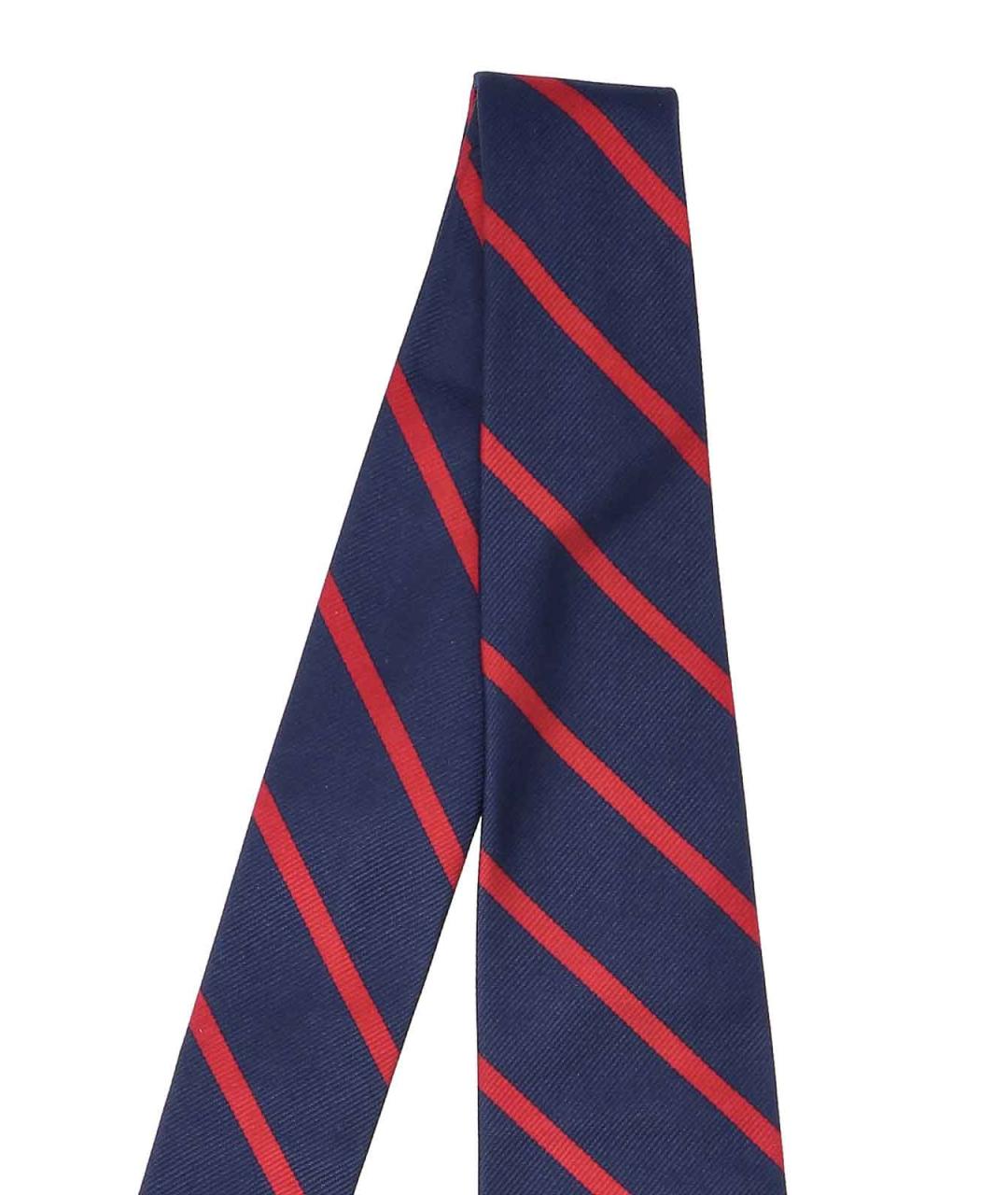 POLO RALPH LAUREN Синий шелковый галстук, фото 2