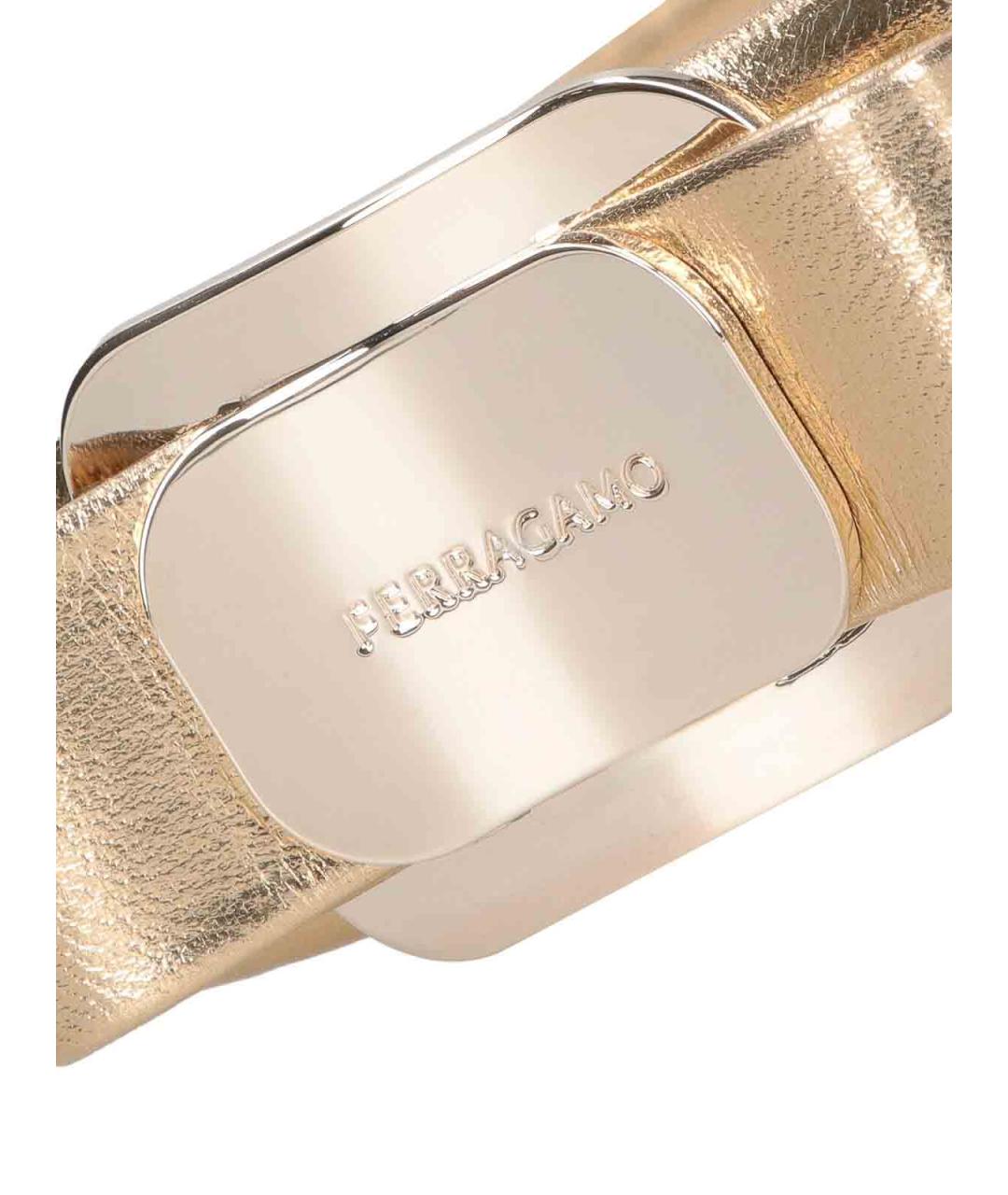 FERRAGAMO Золотая заколка, фото 2