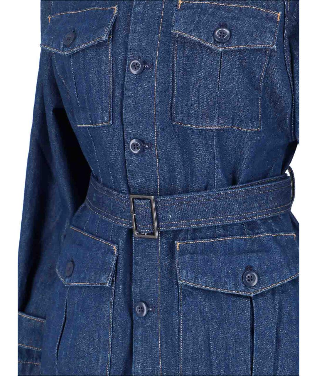 POLO RALPH LAUREN Синяя хлопковая куртка, фото 4