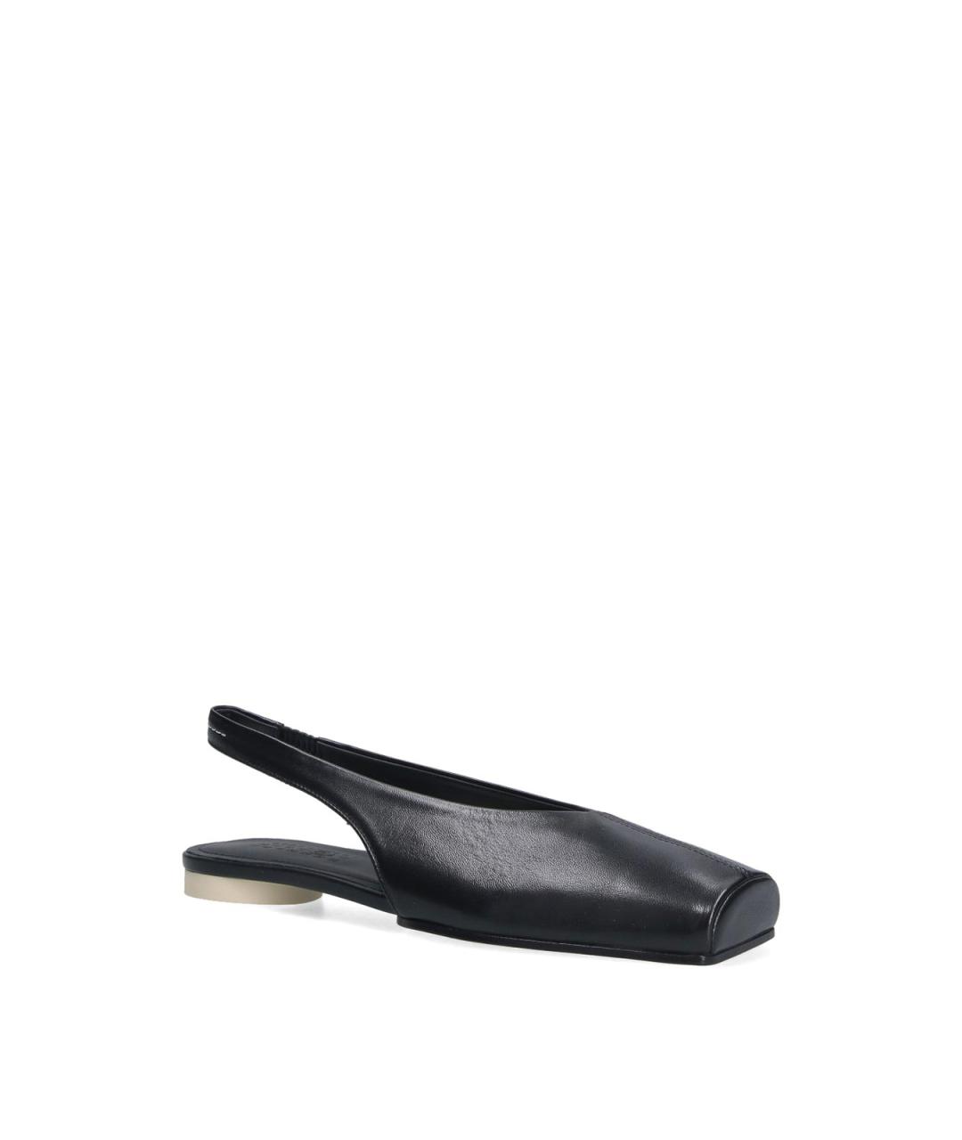 MM6 MAISON MARGIELA Черные кожаные балетки, фото 2