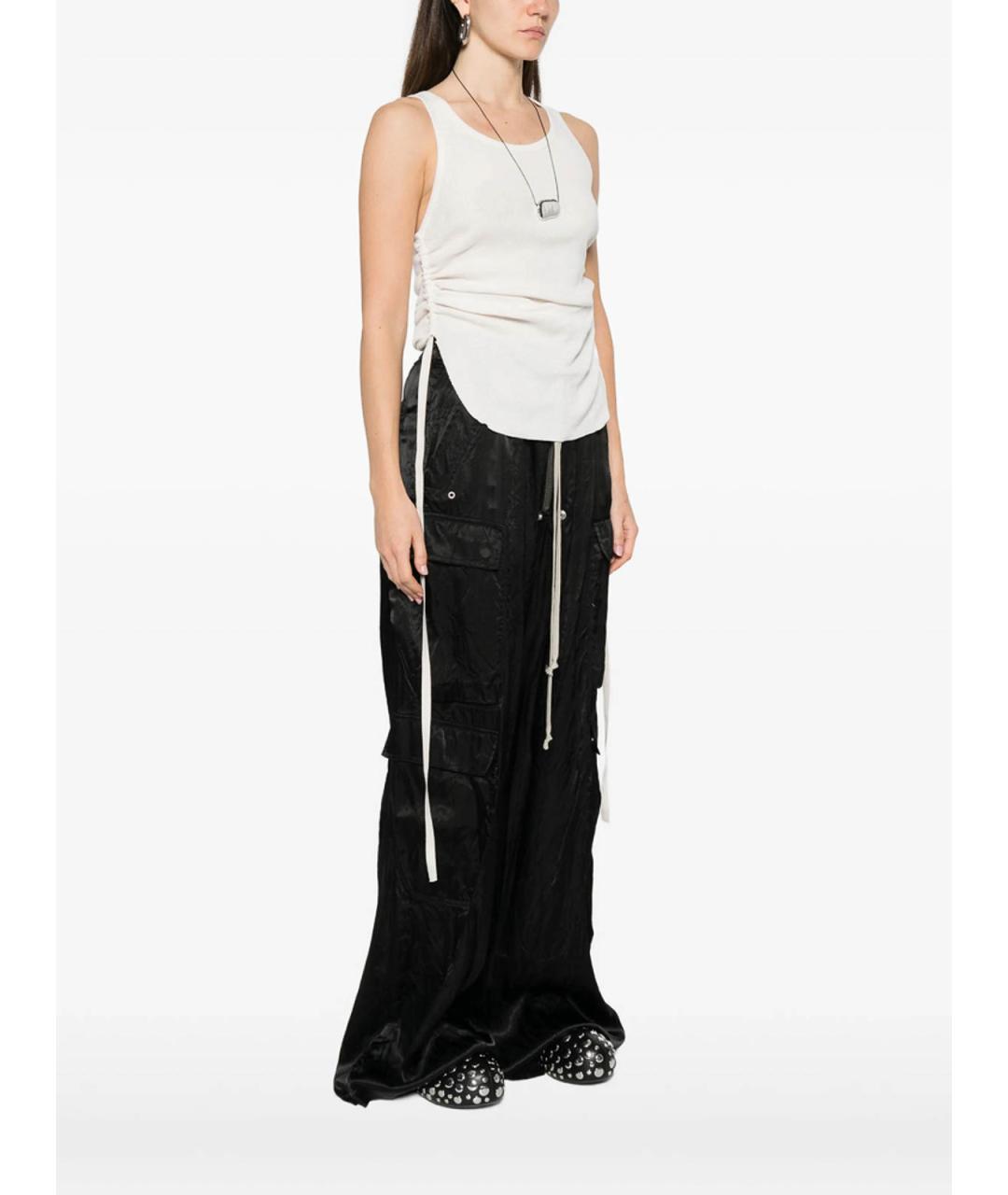 ANN DEMEULEMEESTER Белая хлопковая майка, фото 2