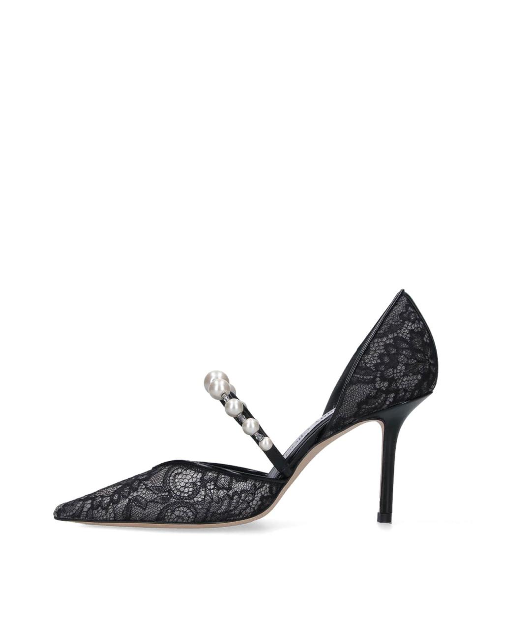 JIMMY CHOO Черные кожаные туфли, фото 3