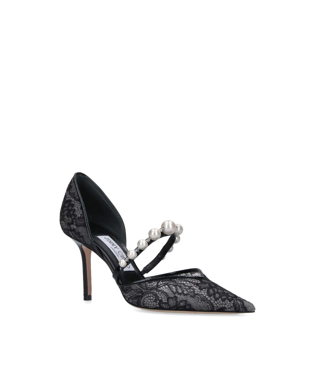 JIMMY CHOO Черные кожаные туфли, фото 2