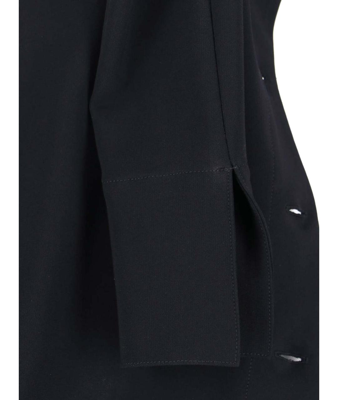 JIL SANDER Черная вискозная рубашка, фото 5