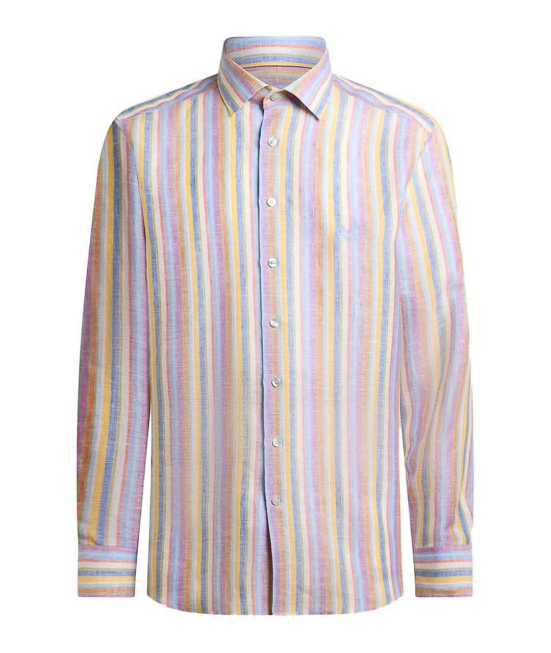 ETRO Мульти льняная кэжуал рубашка, фото 1