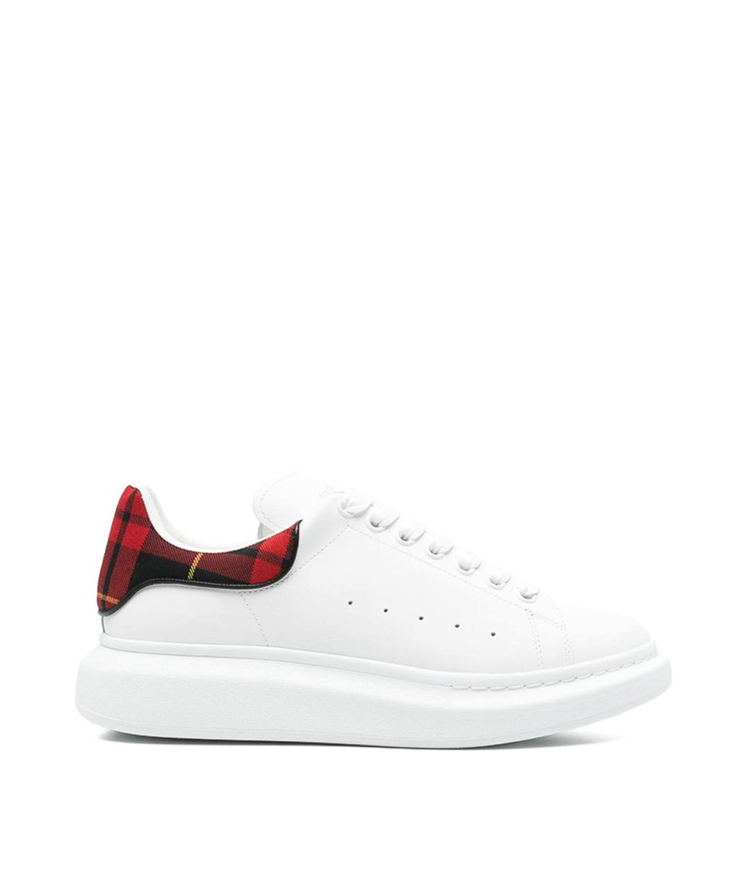 ALEXANDER MCQUEEN Белые кожаные низкие кроссовки / кеды, фото 1
