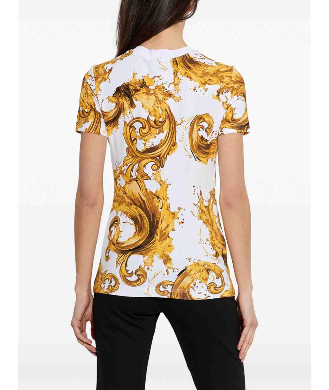 VERSACE JEANS COUTURE Белая хлопковая футболка, фото 5