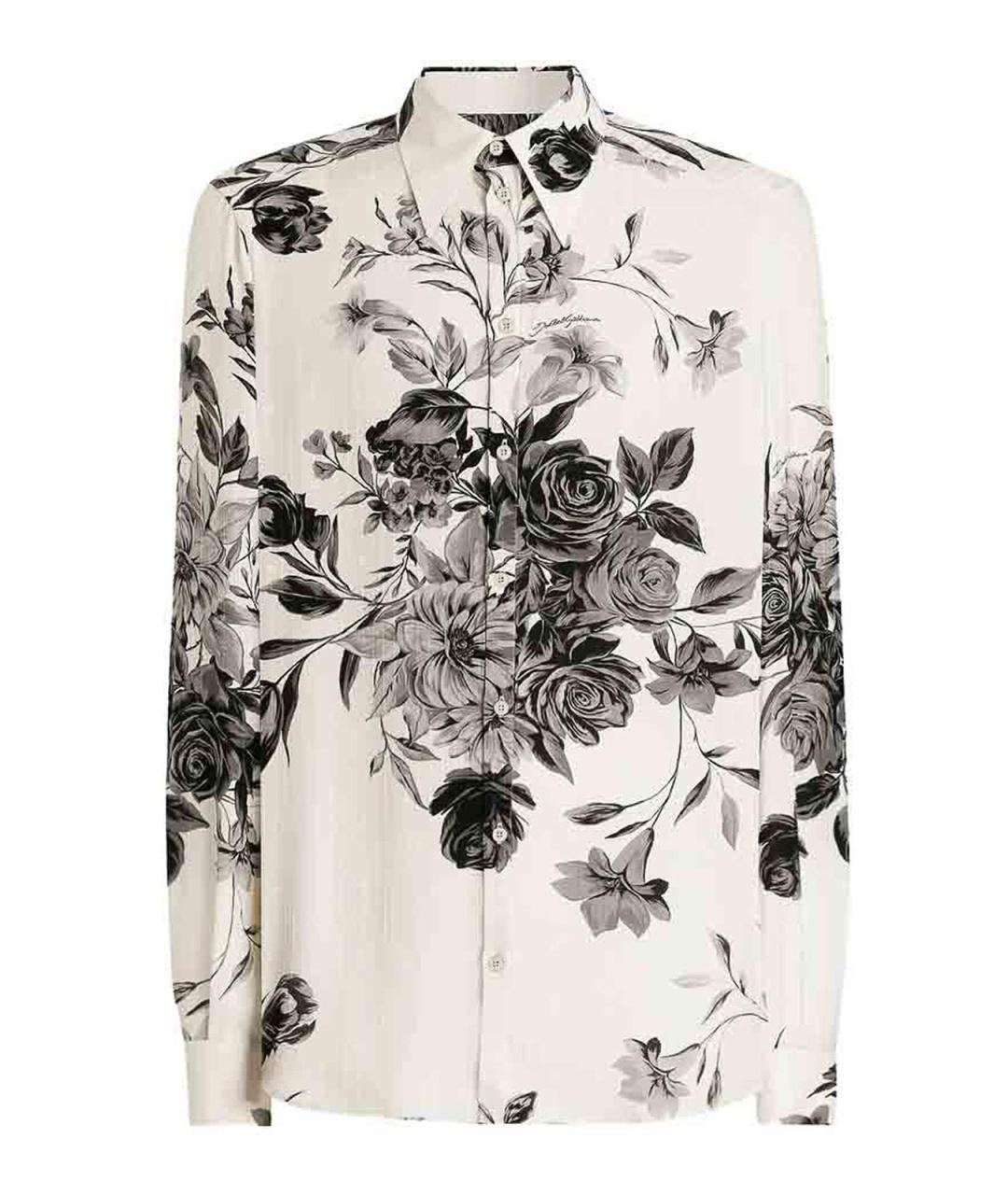 DOLCE&GABBANA Мульти шелковая кэжуал рубашка, фото 1