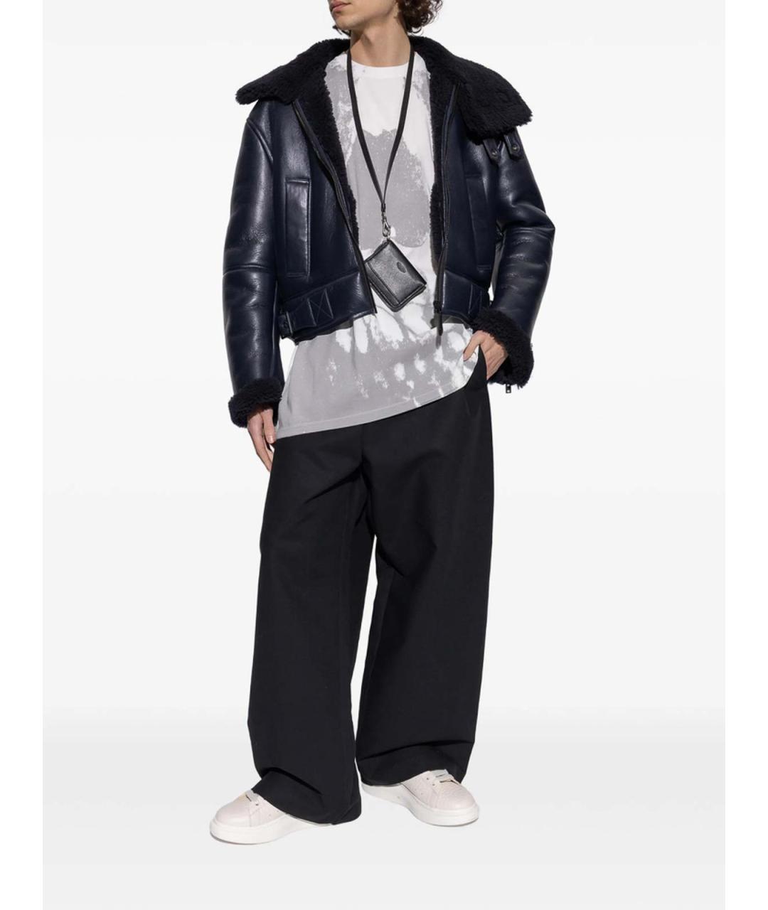 ALEXANDER MCQUEEN Белые кожаные низкие кроссовки / кеды, фото 2