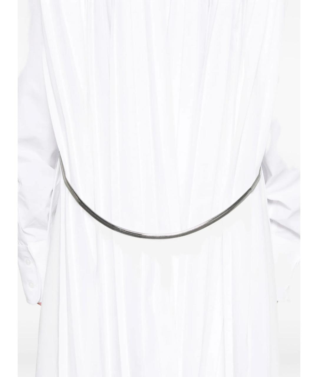 SPORTMAX Белая полиэстеровая рубашка, фото 4