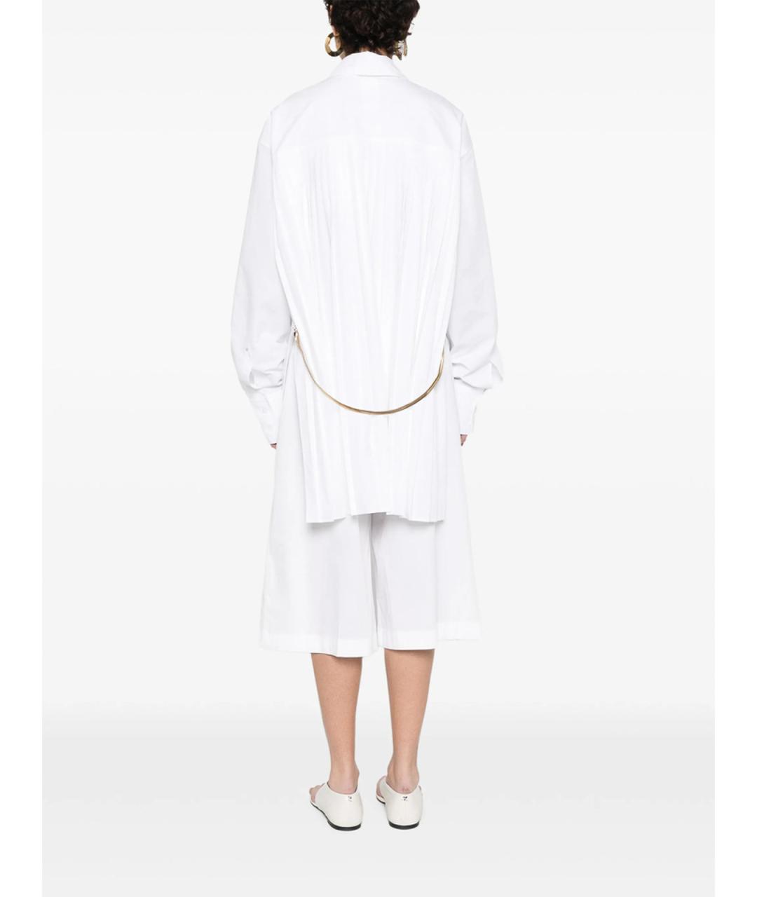 SPORTMAX Белая полиэстеровая рубашка, фото 6