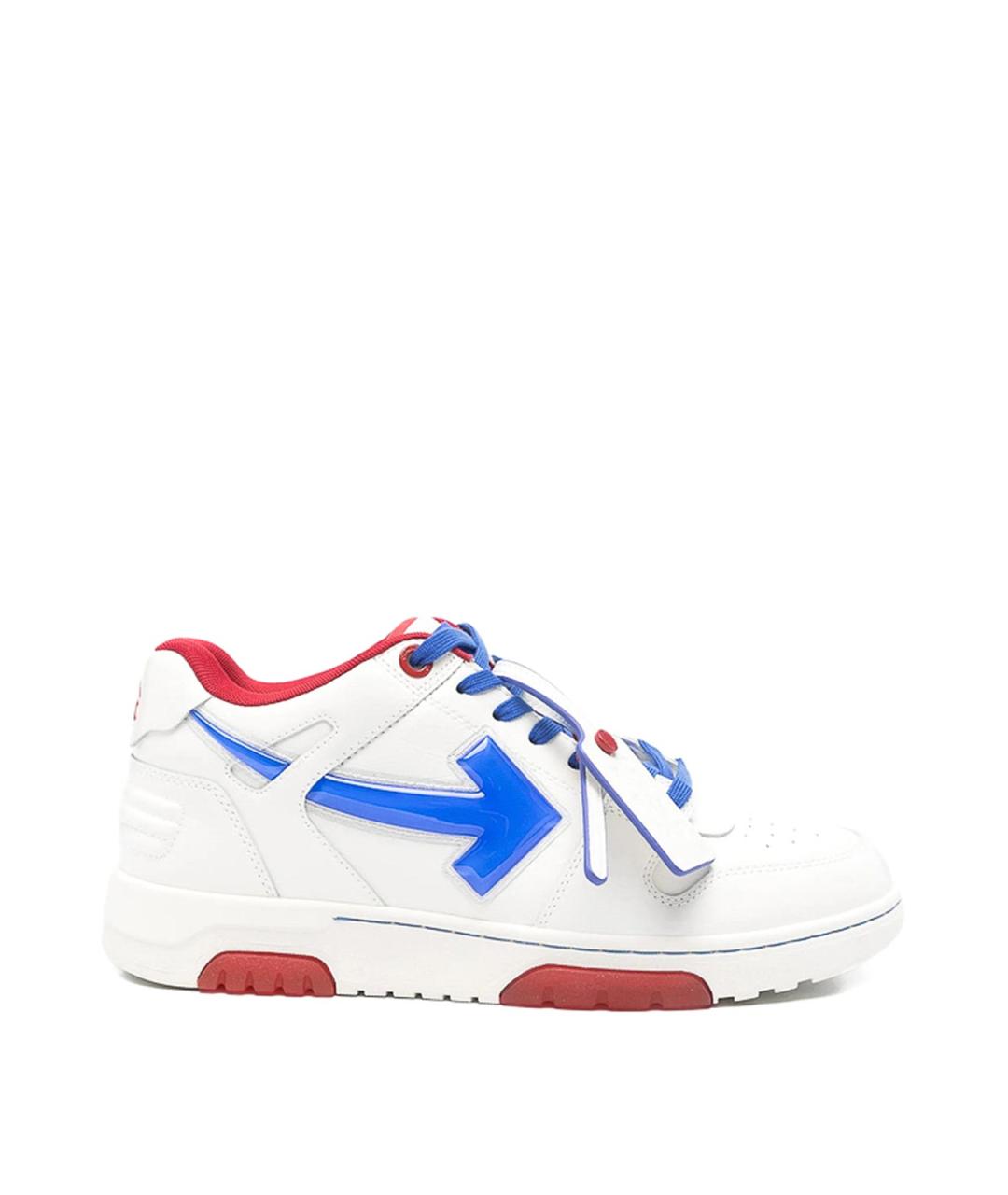 OFF-WHITE Мульти кожаные низкие кроссовки / кеды, фото 1