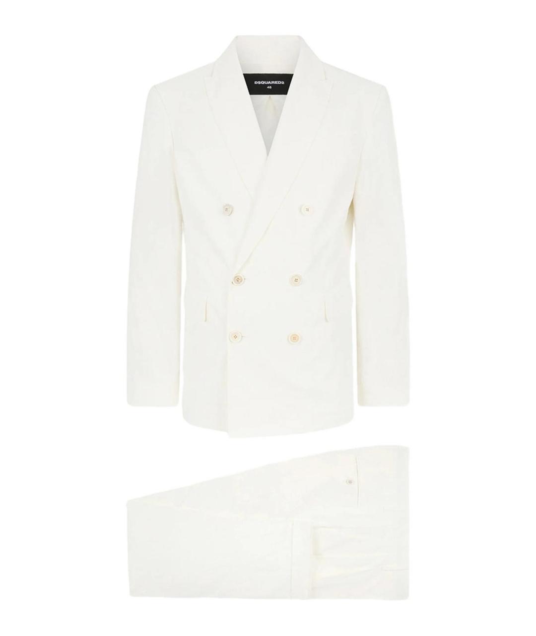 DSQUARED2 Белый классический костюм, фото 1