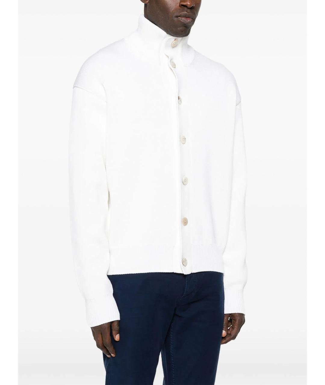 TOM FORD Белый хлопковый кардиган, фото 4
