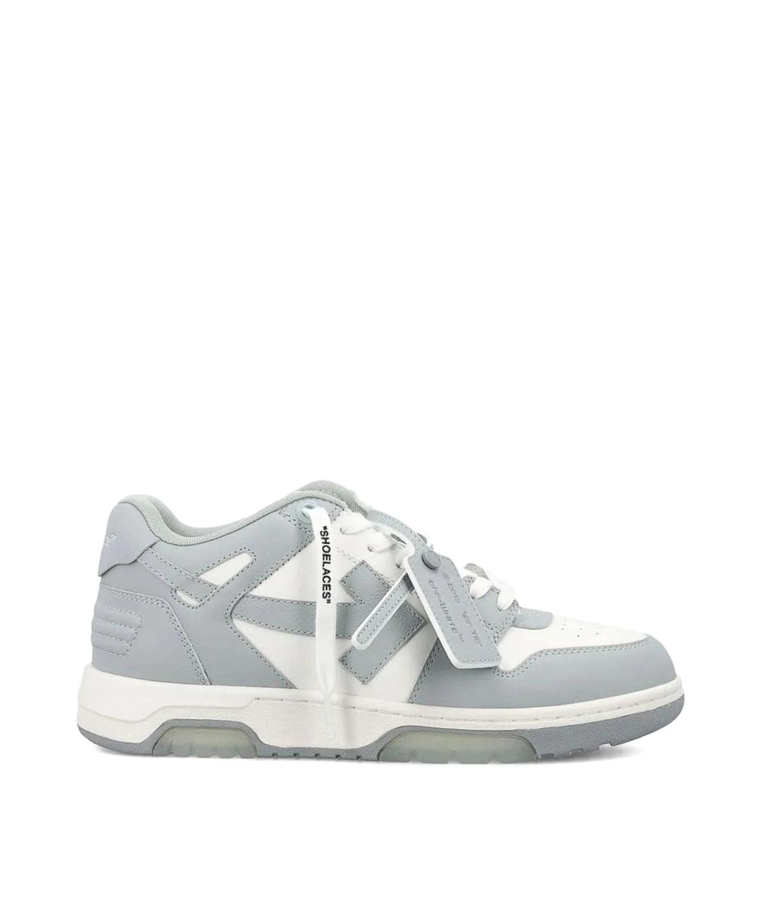 OFF-WHITE Мульти кожаные низкие кроссовки / кеды, фото 1